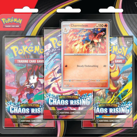 Chaos Rising 3-Pack Blister — Charmeleon - front