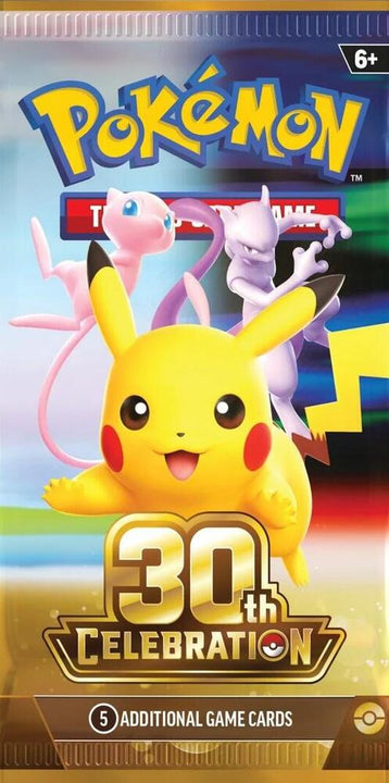 30th Celebration English booster pack — alternate reference image; one pack per order