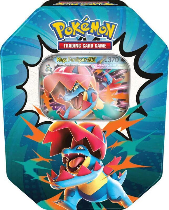 Mega Feraligatr ex Tin - front