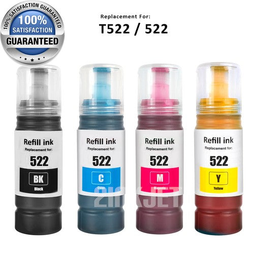 Epson EcoTank 522 Ink Bottles - Cyan/Magenta/Yellow