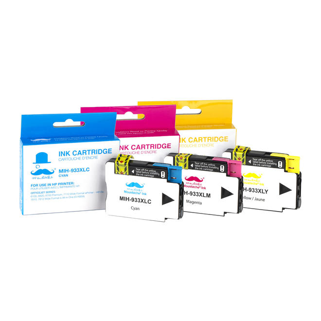 HP 933 Ink Cartridges Cyan/Magenta/Yellow, Pack of 3