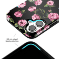 VELVET CAVIAR iPhone 16 MagSafe Case - Pink Rose Floral: Bump-Resistant Plastic