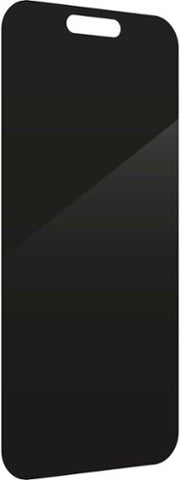 ZAGG - Glass Elite Privacy Maximum Impact & Privacy Filtering Screen Protector for Apple iPhone 15 Pro Max - Tinted