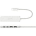 J5create - Eco-Friendly USB-C to Type-C & Type-a Gen2 4 Port Hub - White