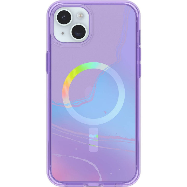 OtterBox iPhone 15 Plus/iPhone 14 Plus Symmetry Series Case with MagSafe: Polycarbonate, Abstract Pattern