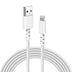 Anker 10' Braided Lightning to USB-a Charging Cable - White: Male-to-Female Connector