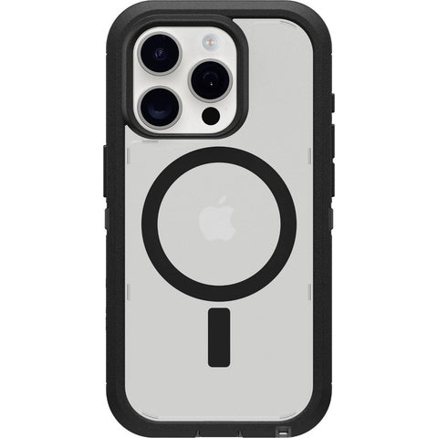 OtterBox iPhone 15 Pro Defender Series Pro XT Clear Case - Dark Side: Polycarbonate, Bump-Resistant