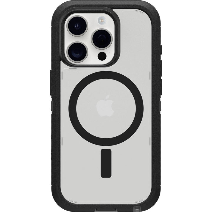 OtterBox iPhone 15 Pro Defender Series Pro XT Clear Case - Dark Side: Polycarbonate, Bump-Resistant
