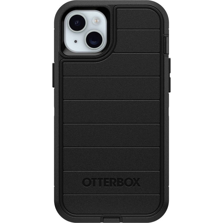 OtterBox iPhone 15 Plus Defender Series Pro Case - Black: Polycarbonate, Bump-Resistant