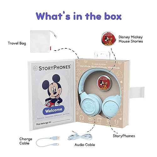 STORYPHONES Disney Storyphones Bluetooth Kids Headphones, Pack of 1