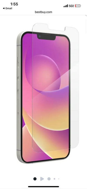 ZAGG - Glass+ Defense Screen Protector for Apple iPhone 14, 16e - Clear
