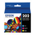 Epson 202 Claria Cyan, Magenta, Yellow Ink Cartridges, Pack of 3, T202520-S