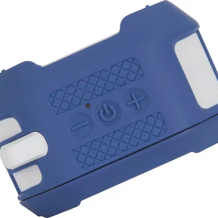 Altec Lansing - Bluetooth HydraTrek 2.0 EverythingProof Portable Speaker - Periwinkle/White