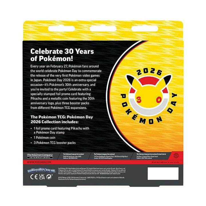 Pokémon Day 2026 Collection - Back of retail box