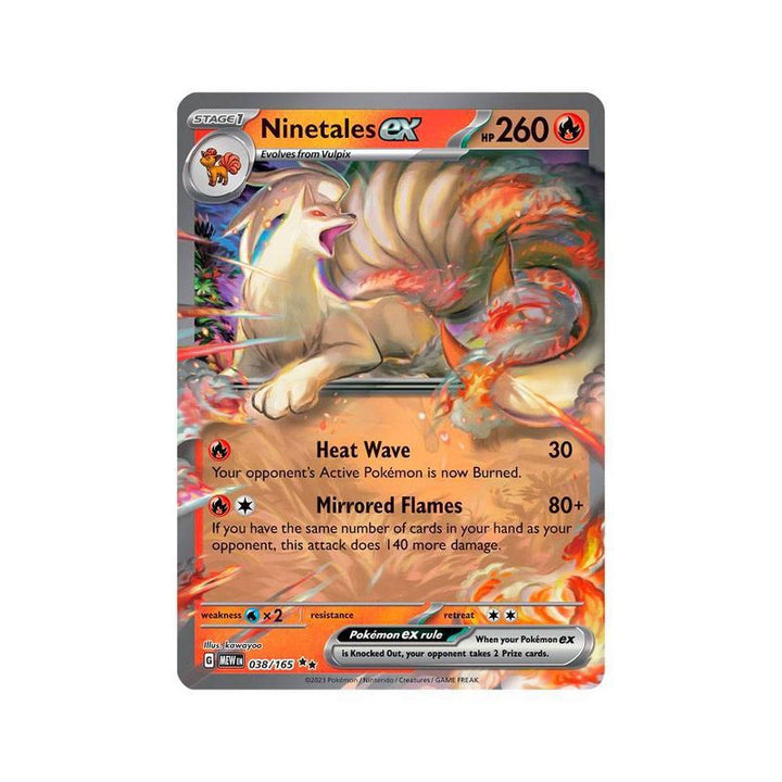 Deluxe Battle Deck — Ninetales ex - Included Ninetales ex card