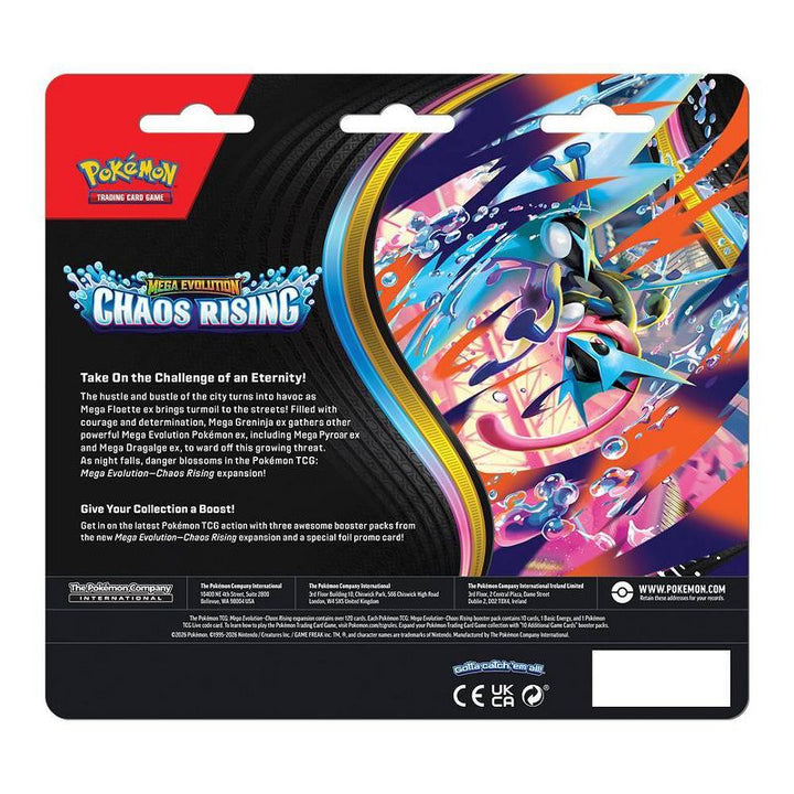 Chaos Rising 3-Pack Blister — Charmeleon - Back of retail blister