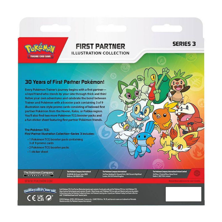 First Partner Illustration Collection — Series 3 - Back of retail box