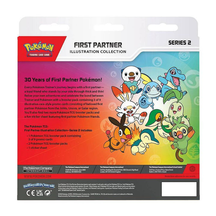 First Partner Illustration Collection — Series 2 - Back of retail box