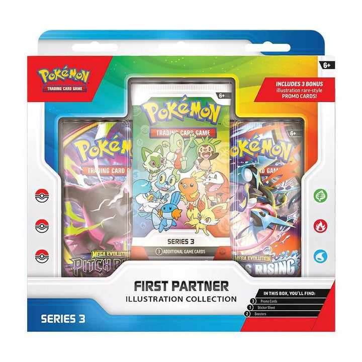 First Partner Illustration Collection — Series 3 - Front of retail box