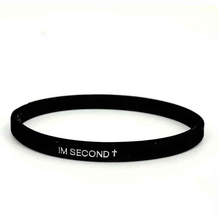 2pcs Mens Black White Silicone Bracelets With For Cross Symbol Durable Minimalist Wristbands Spiritual  Accessories For Men Gift