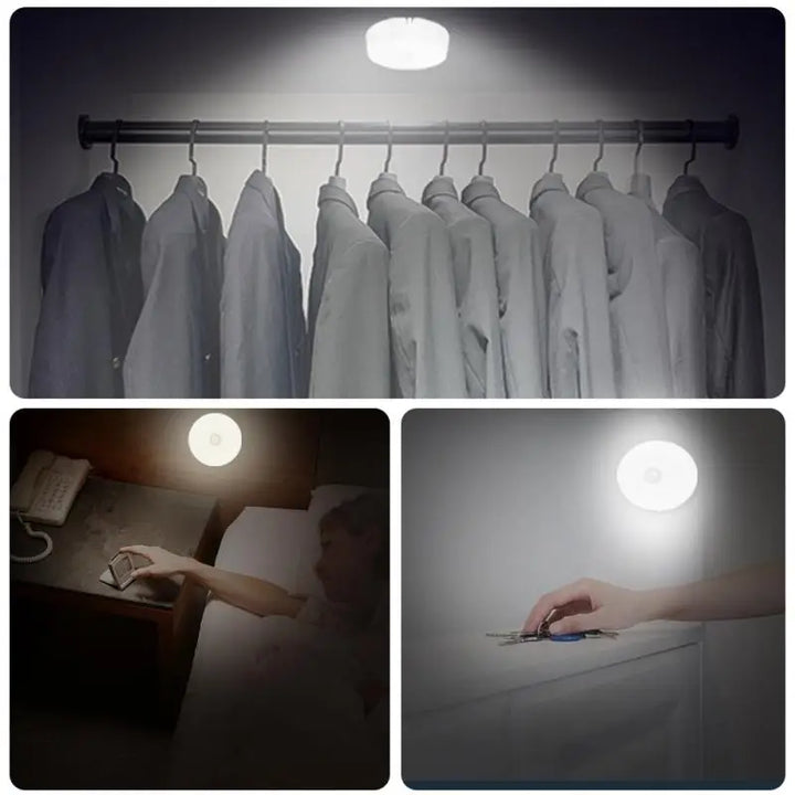 LED Motion Sensor Night Light – Wireless Wall Lamp