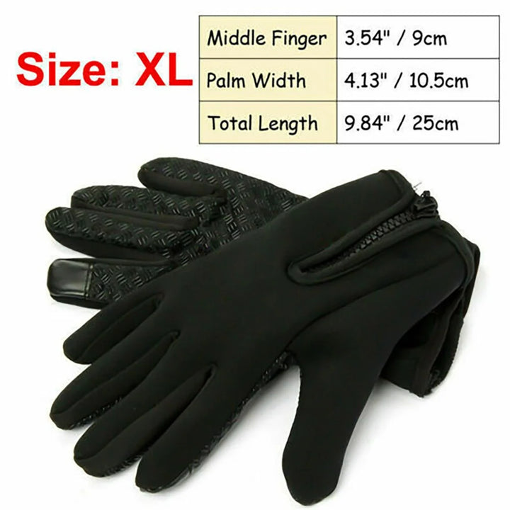 Outdoor Winter Gloves Men Women Touchscreen Warm For Cycling Driving Motorcycle Cold Gloves Windproof Non Slip Gloves S-XL