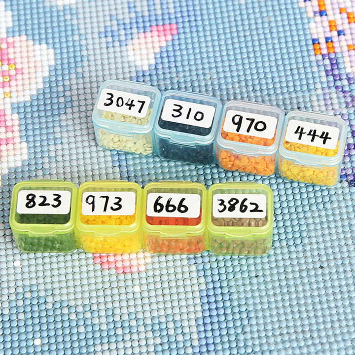 5D DIY Diamond Painting Tools Accessories Storage Box Container Diamond Embroidery Accessories Drill Box Mosaic Container Case