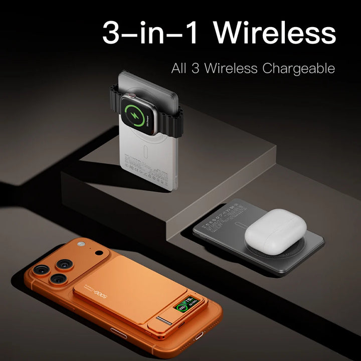 VIVO 10000mAh Magnetic Power Bank PD15W Wireless Fast Charging External Battery for Magsafe Powerbank for iPhone 17/16/15/14 New