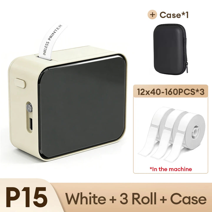 Marklife P15 Bluetooth Label Printer & Label Refills
