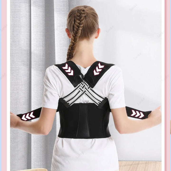 Posture Corrector Back Brace – Adjustable Support Belt