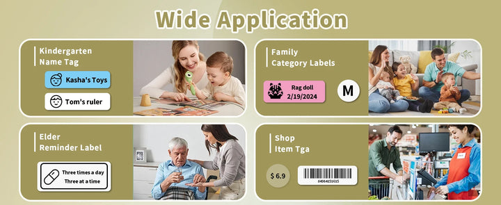 Marklife P15 Bluetooth Label Printer & Label Refills