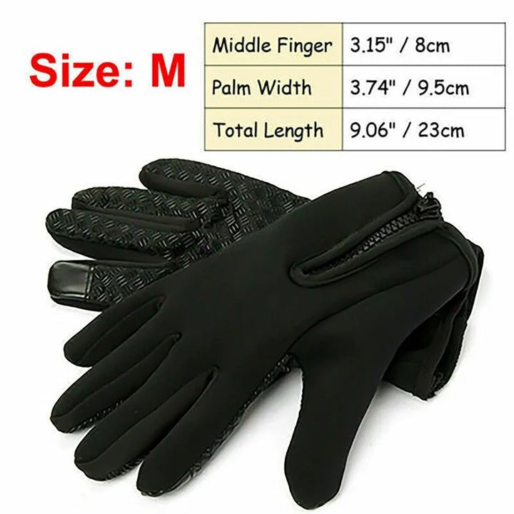 Outdoor Winter Gloves Men Women Touchscreen Warm For Cycling Driving Motorcycle Cold Gloves Windproof Non Slip Gloves S-XL
