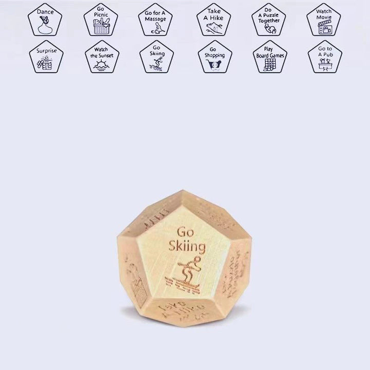 Dice for Her Him Couples Gift Ideas Food Decision Dice Games Christmas Birthday Valentines Day Gifts for Wife Husband