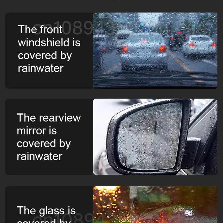 Car Glass Anti-rain Water Spray Repellent Nano Coating Hydrophobic Waterproof Agent Oil Film Removing Auto Glass Film Agent