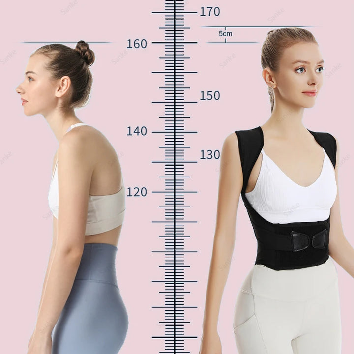 Posture Corrector Back Brace – Adjustable Support Belt