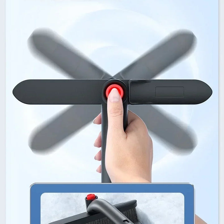 Winter Car Cleaner Extendable Snow Shovel Ice Scraper Brush Detachable Windshield Tool