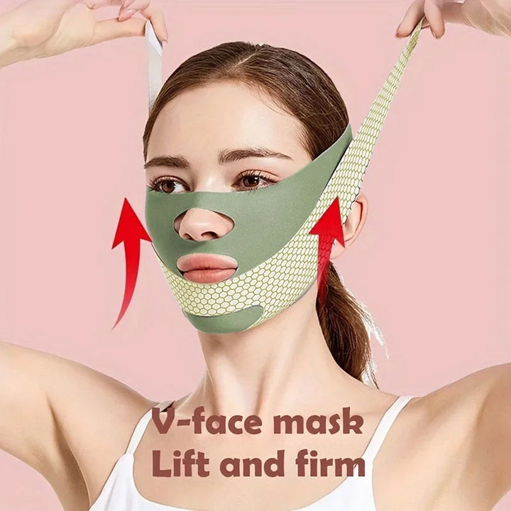 Face-Lift With Sleep Face V Shaper Facial Slimming Bandage Relaxation
