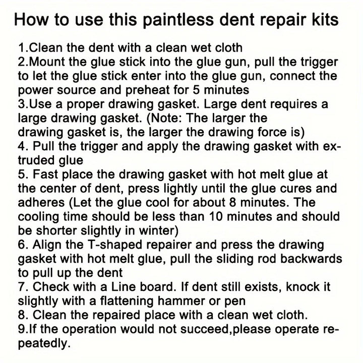Car Dent Repair Tool Auto Body Part Mechanical Sheet Metal Paintless Dent Removal Puller Kit Hand Tools Kit Set