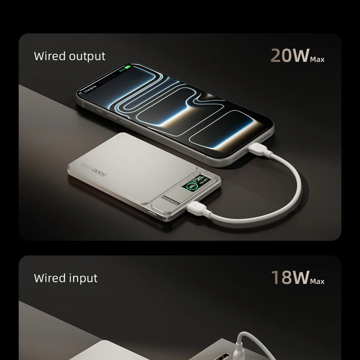 VIVO 10000mAh Magnetic Power Bank PD15W Wireless Fast Charging External Battery for Magsafe Powerbank for iPhone 17/16/15/14 New