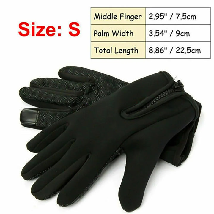 Outdoor Winter Gloves Men Women Touchscreen Warm For Cycling Driving Motorcycle Cold Gloves Windproof Non Slip Gloves S-XL