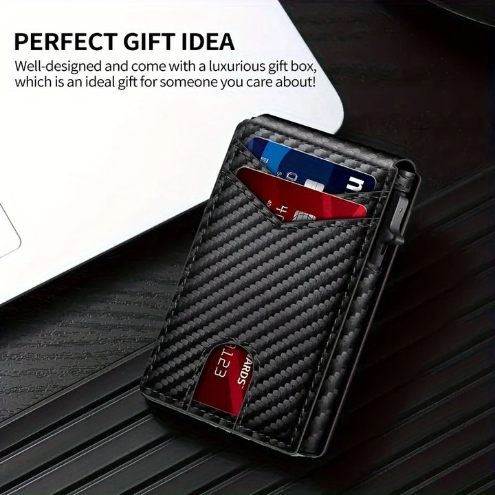 Men’s RFID Pop-Up Wallet – Slim & Secure