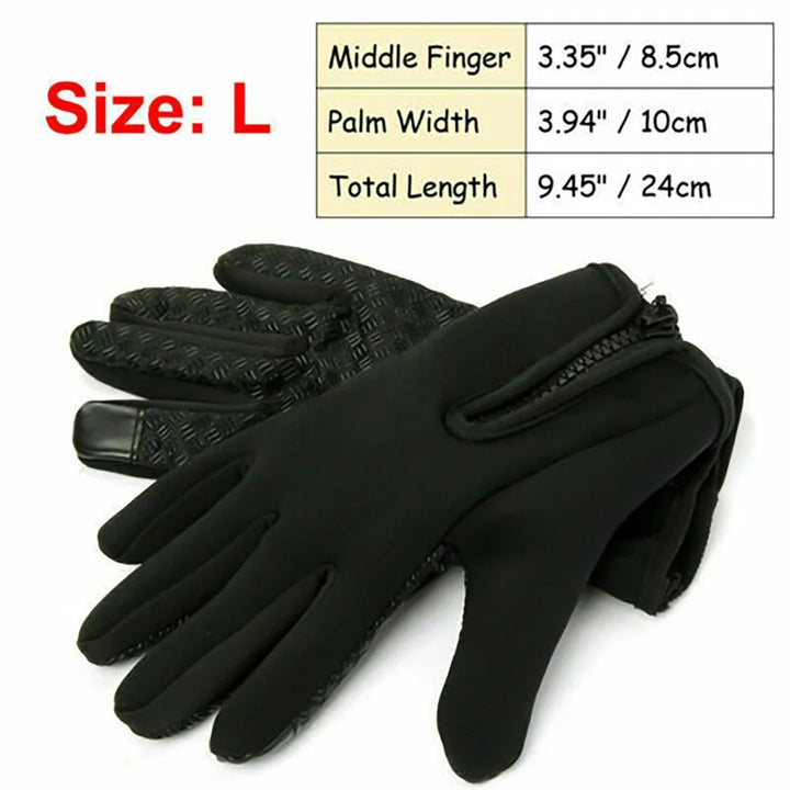 Outdoor Winter Gloves Men Women Touchscreen Warm For Cycling Driving Motorcycle Cold Gloves Windproof Non Slip Gloves S-XL