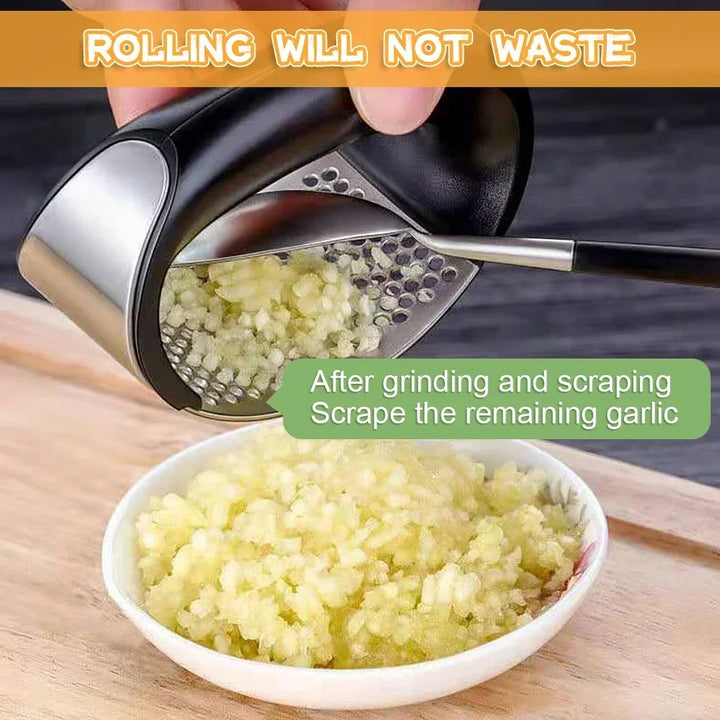Stainless Steel Garlic Press Crusher Manual