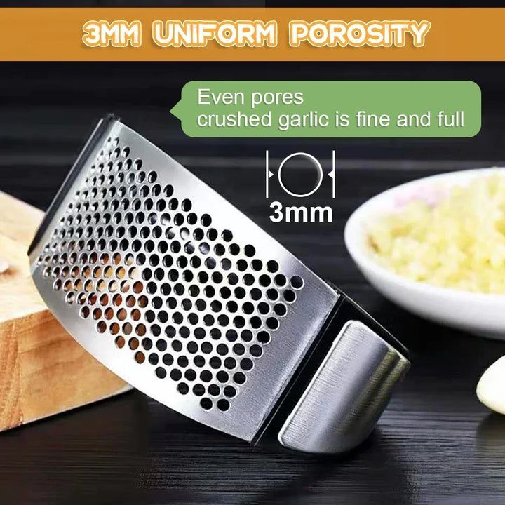 Stainless Steel Garlic Press Crusher Manual