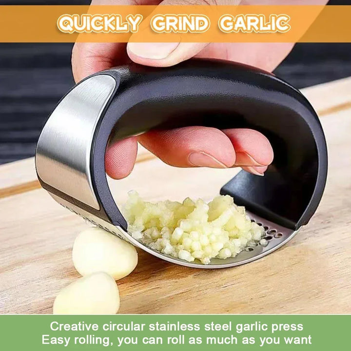 Stainless Steel Garlic Press Crusher Manual