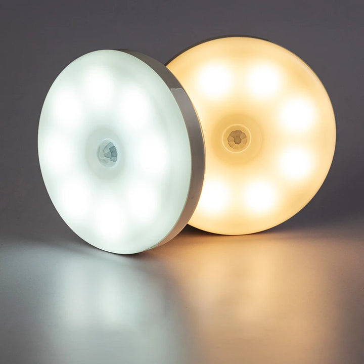 LED Motion Sensor Night Light – Wireless Wall Lamp