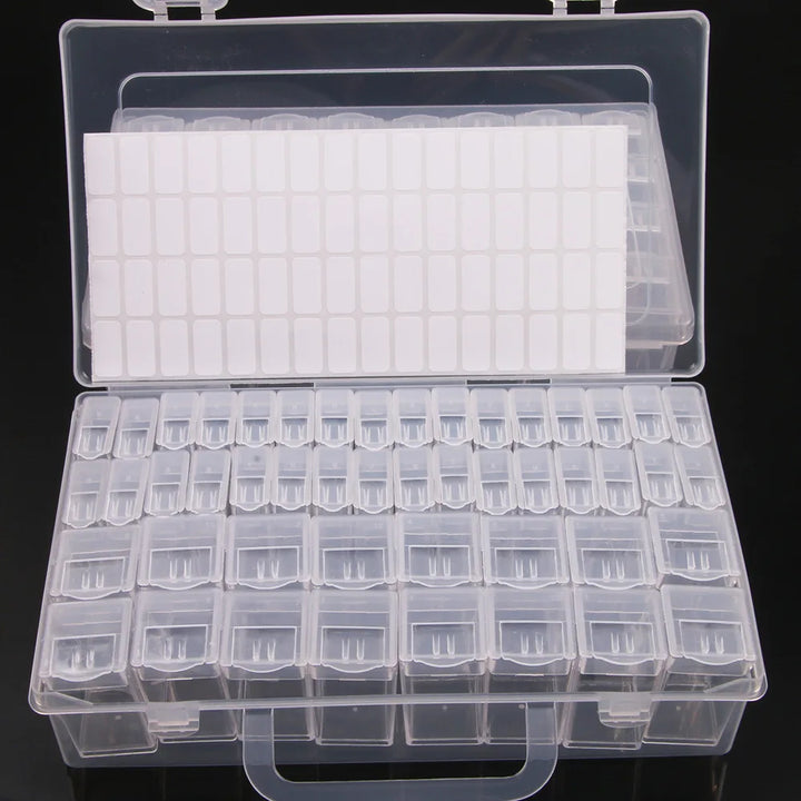 5D DIY Diamond Painting Tools Accessories Storage Box Container Diamond Embroidery Accessories Drill Box Mosaic Container Case