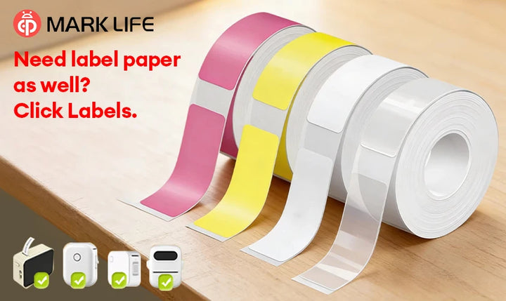 Marklife P15 Bluetooth Label Printer & Label Refills