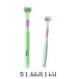 3D Stereo Three-Sided Toothbrush Ultra Fine Soft Hair Adult Kid Toothbrushes