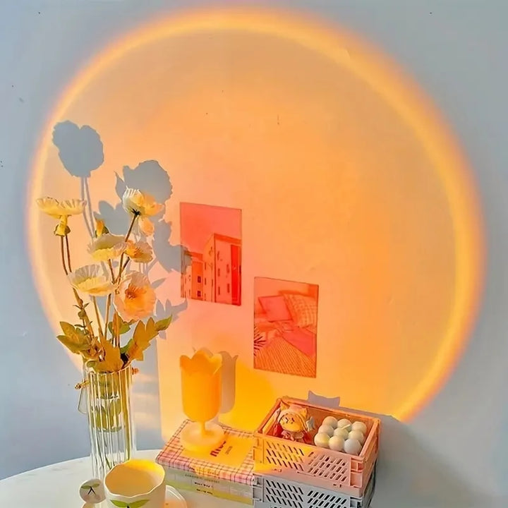 USB Sunset Projection Lamp with Adjustable Angle